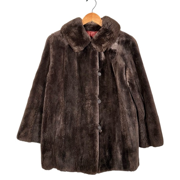 VINTAGE Soft Rabbit Fur Coat - Picture 1 of 10